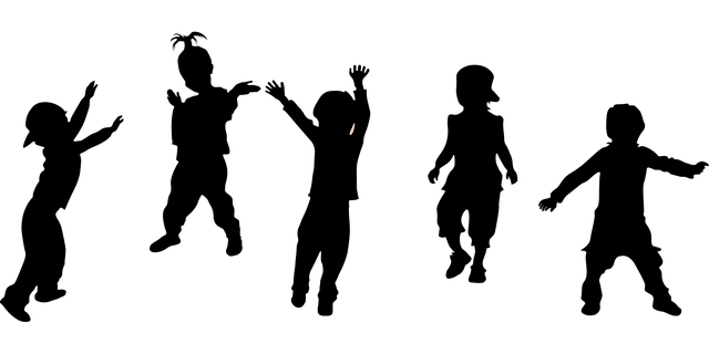 siluety dětí