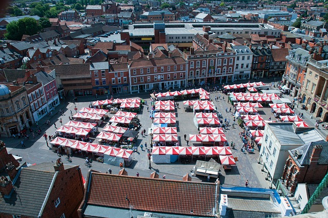 tržnice na náměstí